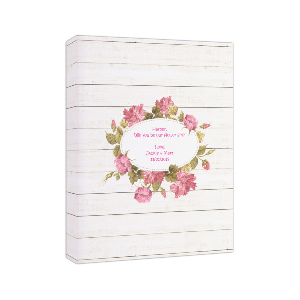 Custom Design - 8x10 - Canvas Print - Angled View