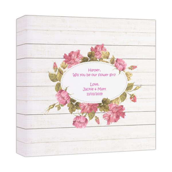 Custom Farm House Canvas Print - 12x12 (Personalized)