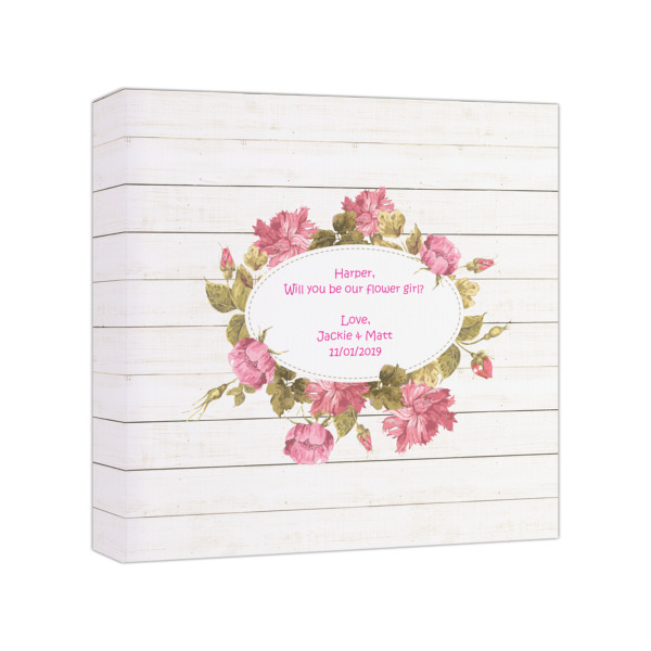 Custom Farm House Canvas Print - 8x8 (Personalized)