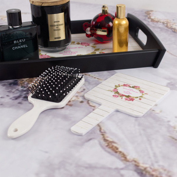 Custom Design - Hand Mirror - With Hair Brush