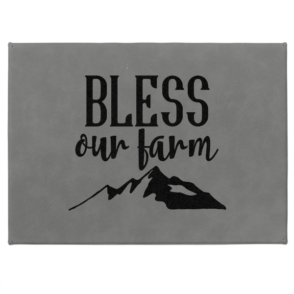 Custom Design - Medium Gift Box with Engraved Leather Lid - Approval