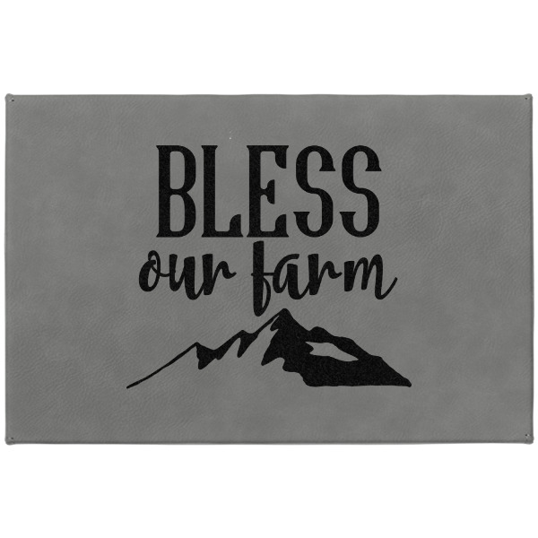 Custom Design - Large Engraved Gift Box with Leather Lid - Approval