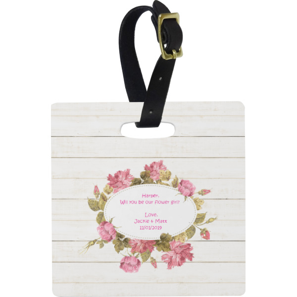 Custom Design - Personalized Square Luggage Tag