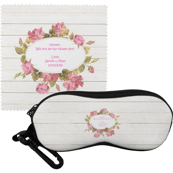 Custom Farm House Eyeglass Case & Cloth (Personalized)