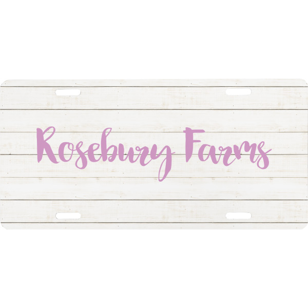 Custom Farm House Front License Plate (Personalized)