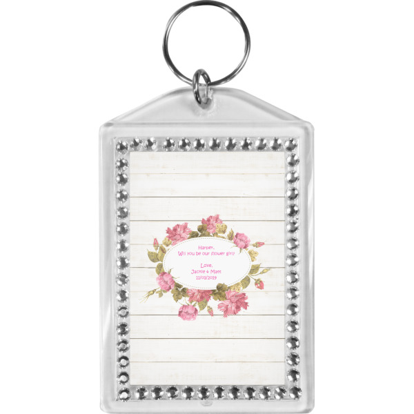 Custom Farm House Bling Keychain (Personalized)