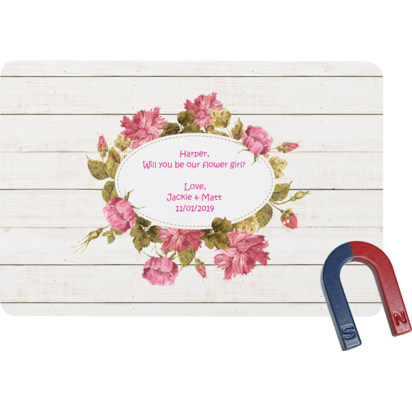 Custom Farm House Rectangular Fridge Magnet (Personalized)