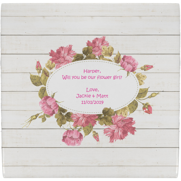 Custom Farm House Ceramic Tile Hot Pad (Personalized)