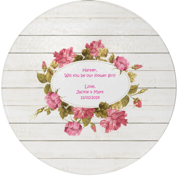 Custom Design Your Own Round Glass Cutting Board