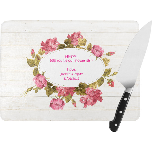 Custom Design Your Own Rectangular Glass Cutting Board