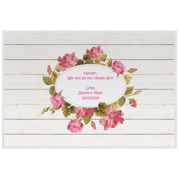 Custom Farm House Laminated Placemat w/ Name or Text