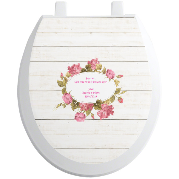 Custom Farm House Toilet Seat Decal (Personalized)
