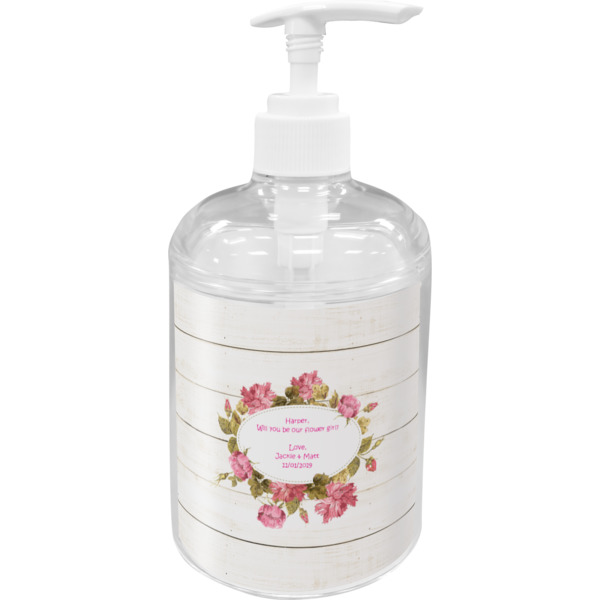 Custom Farm House Acrylic Soap & Lotion Bottle (Personalized)