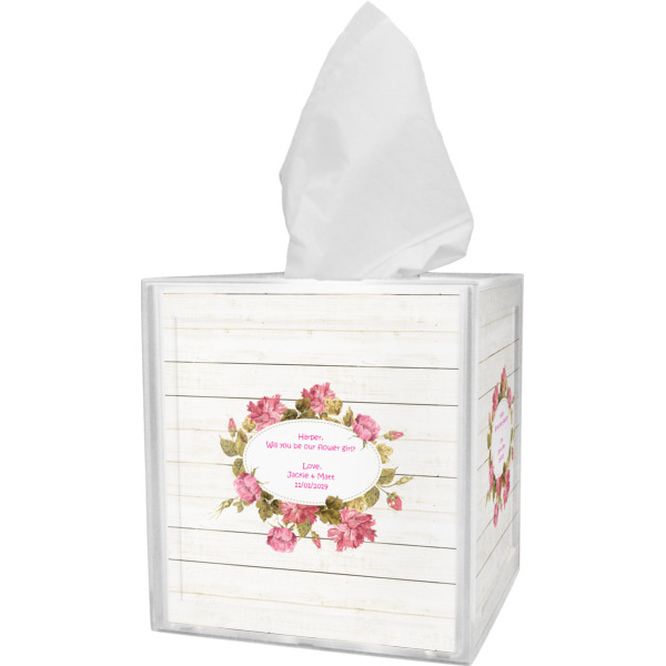 Custom Farm House Tissue Box Cover (Personalized)