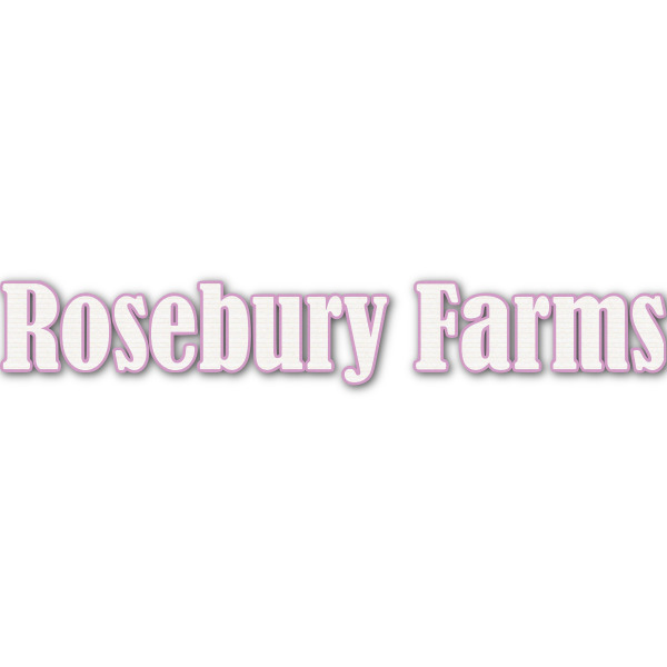 Custom Farm House Name/Text Decal - Custom Sizes (Personalized)