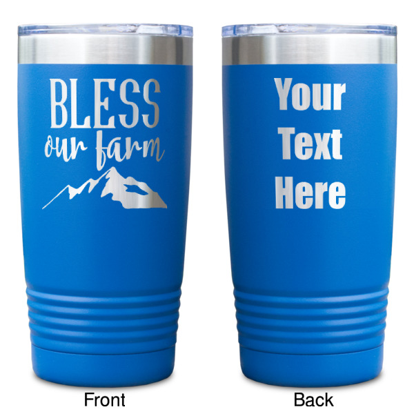 Custom Design - Blue Polar Camel Tumbler - 20oz - Double Sided - Approval