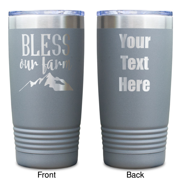 Custom Design - Gray Polar Camel Tumbler - 20oz - Double Sided - Approval
