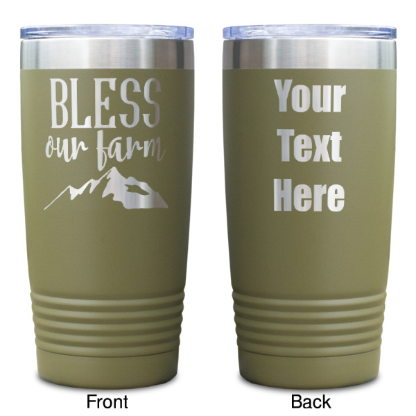 Custom Design - Olive Polar Camel Tumbler - 20oz - Double Sided - Approval