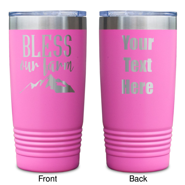 Custom Design - Pink Polar Camel Tumbler - 20oz - Double Sided - Approval