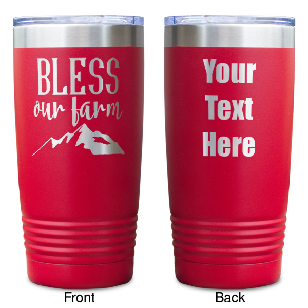 Custom Design - Red Polar Camel Tumbler - 20oz - Double Sided - Approval