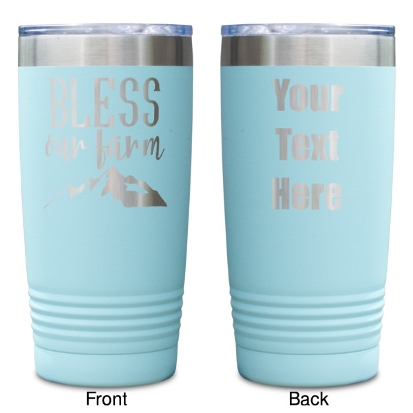 Custom Design - Teal Polar Camel Tumbler - 20oz -Double Sided - Approval