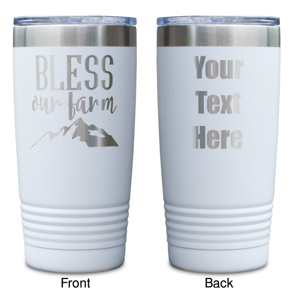Custom Design - White Polar Camel Tumbler - 20oz - Double Sided - Approval
