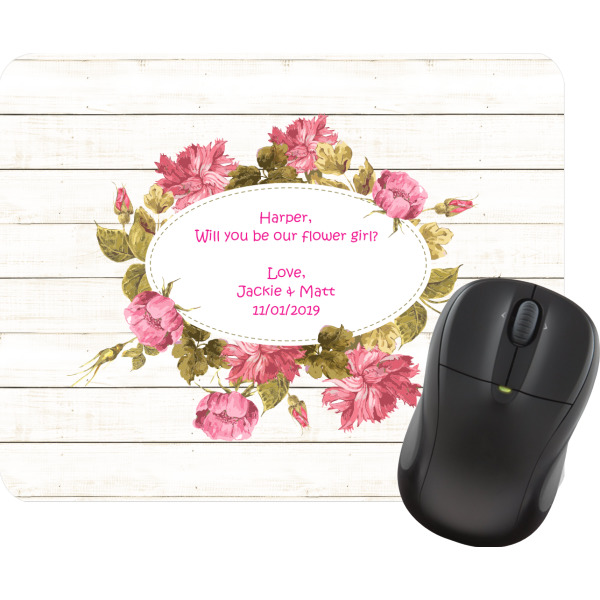 Custom Farm House Rectangular Mouse Pad (Personalized)