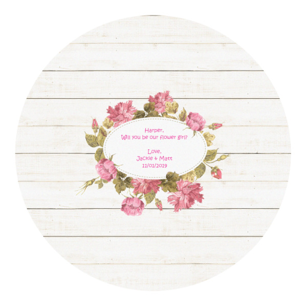 Custom Farm House Round Decal (Personalized)