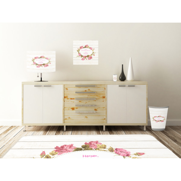 Custom Design - Square Wall Decal Wooden Desk