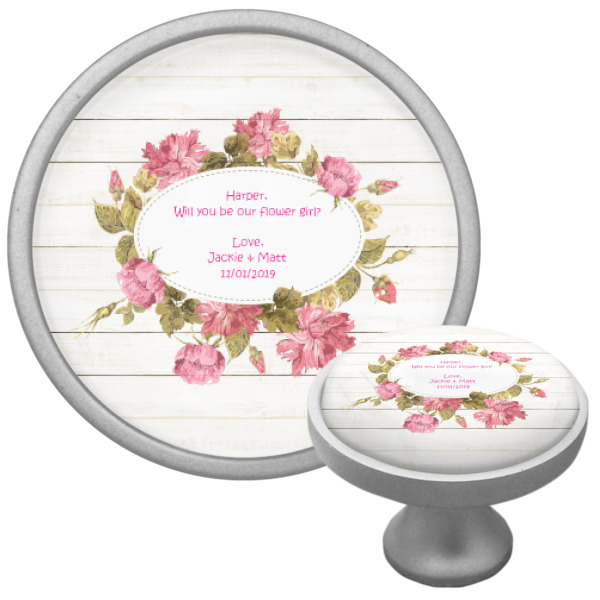 Custom Design - Cabinet Knob - Nickel - Multi Angle