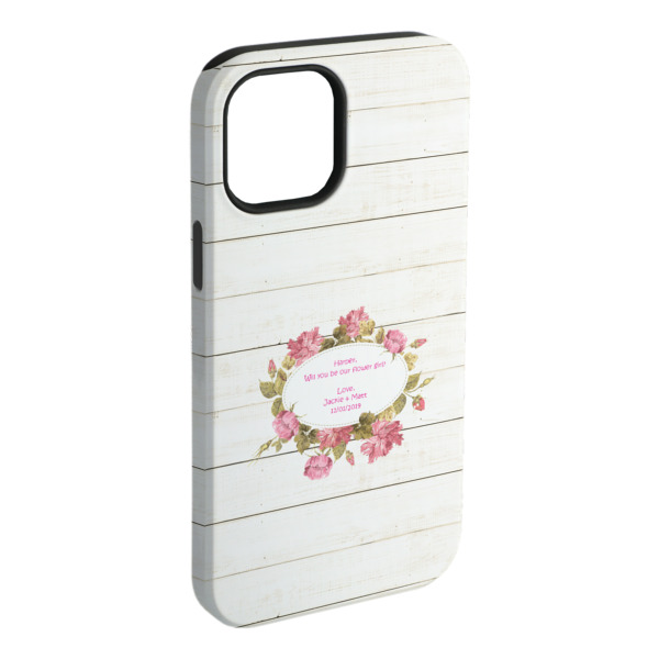 Custom Farm House iPhone Case - Rubber Lined - iPhone 15 Plus (Personalized)