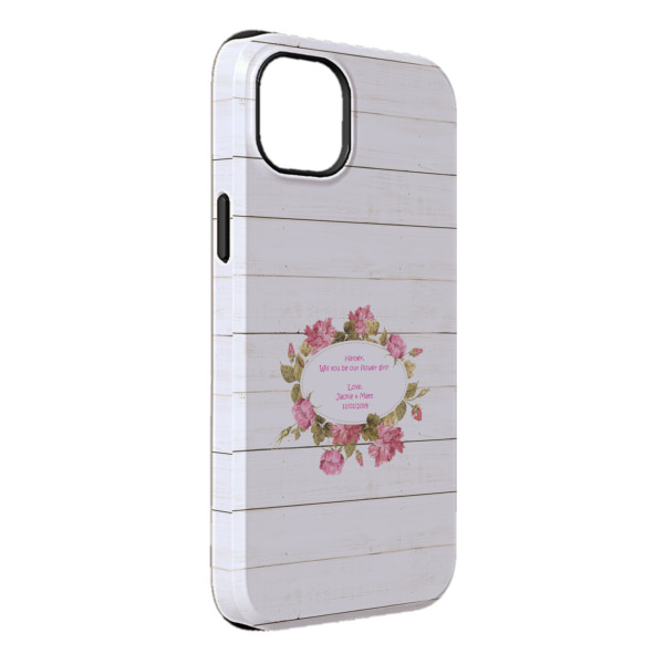 Custom Farm House iPhone Case - Rubber Lined - iPhone 14 Plus (Personalized)