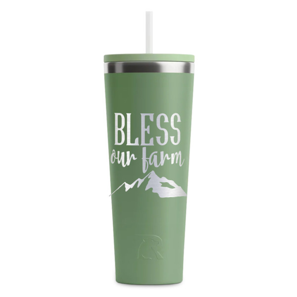 Custom Design - Light Green RTIC Everyday Tumbler - 28 oz. - Front