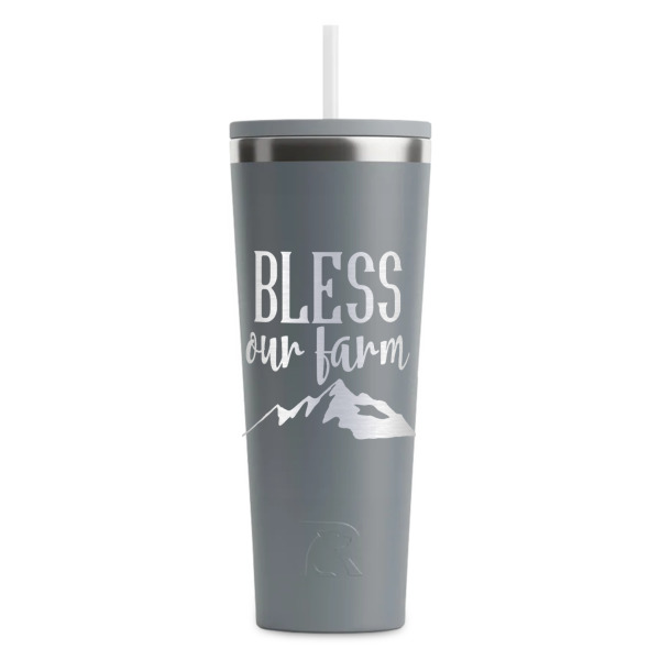 Custom Design - Grey RTIC Everyday Tumbler - 28 oz. - Front