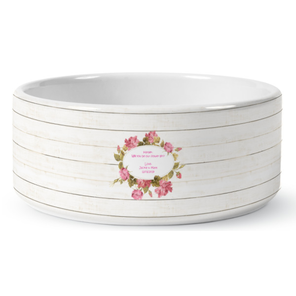 Custom Design Your Own Ceramic Dog Bowl