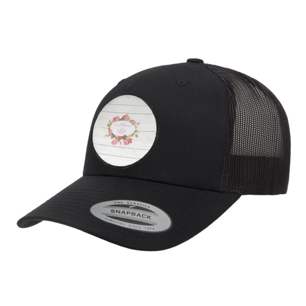 Custom Farm House Trucker Hat - Black (Personalized)