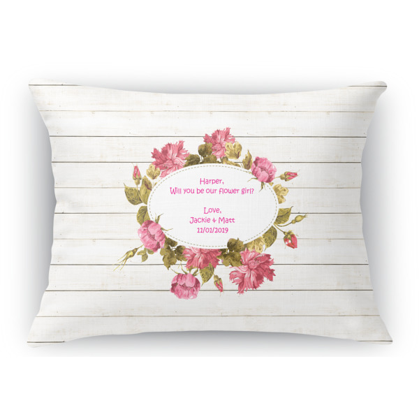 Custom Farm House Rectangular Throw Pillow Case (Personalized)