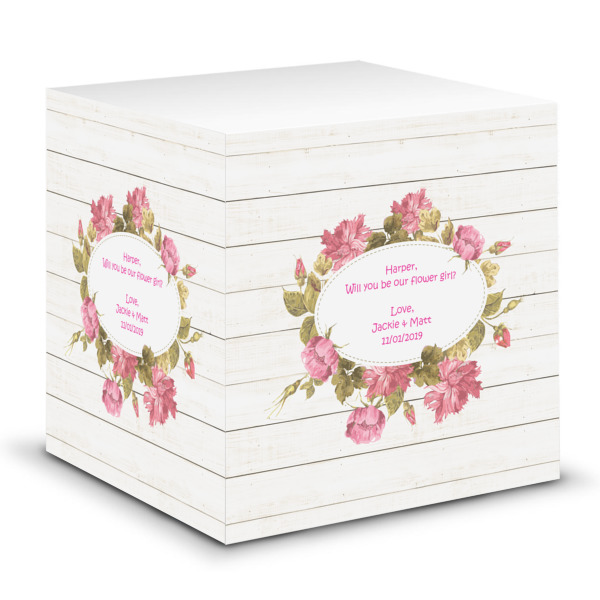 Custom Farm House Sticky Note Cube (Personalized)