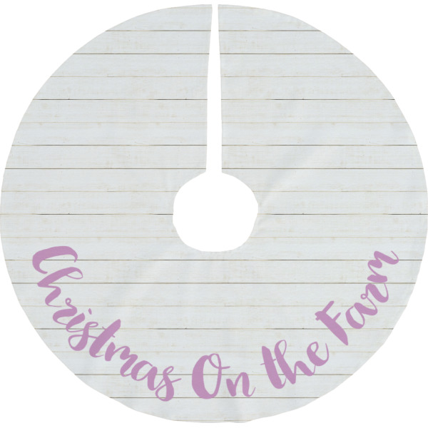 Custom Farm House Tree Skirt (Personalized)