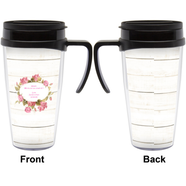 Custom Design - Travel Mug with Black Handle - Approval