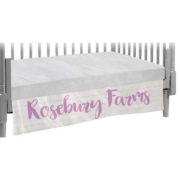 Custom Farm House Crib Skirt (Personalized)