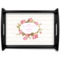 Farm House Black Wooden Tray - Large (Personalized)