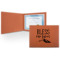 Design Your Own Leatherette Certificate Holder - Front Only