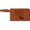 Farm House Leatherette Luggage Tag