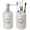 Farm House Ceramic Bathroom Accessories Set (Personalized)