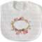 Farm House Velour Baby Bib w/ Name or Text