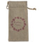Farm House Large Burlap Gift Bag - Front (Personalized)