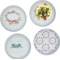 Design Your Own Glass Lunch / Dinner Plate 10" - Set of 4