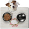 Farm House Dog Food Mat - Medium w/ Name or Text