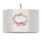 Farm House 12" Drum Pendant Lamp - Fabric (Personalized)